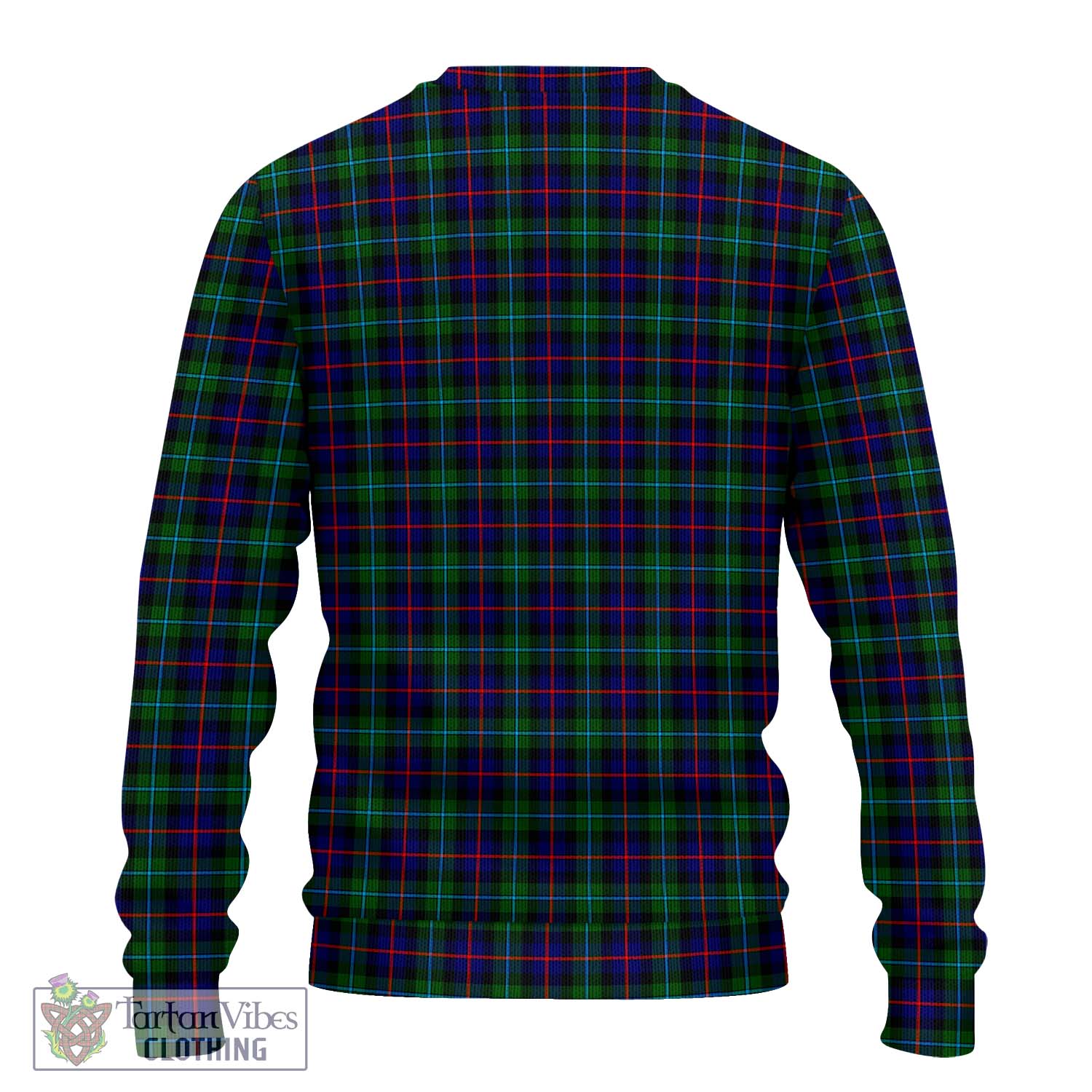 Tartan Vibes Clothing Campbell of Cawdor Modern Tartan Knitted Sweater with Family Crest DNA In Me Style