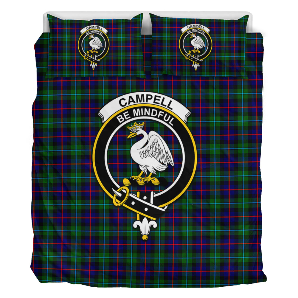 Campbell of Cawdor Modern Tartan Bedding Set with Family Crest - Tartan Vibes Clothing