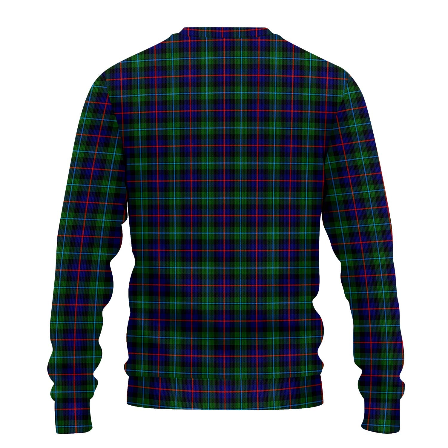 Campbell of Cawdor Modern Tartan Knitted Sweater with Family Crest - Tartanvibesclothing