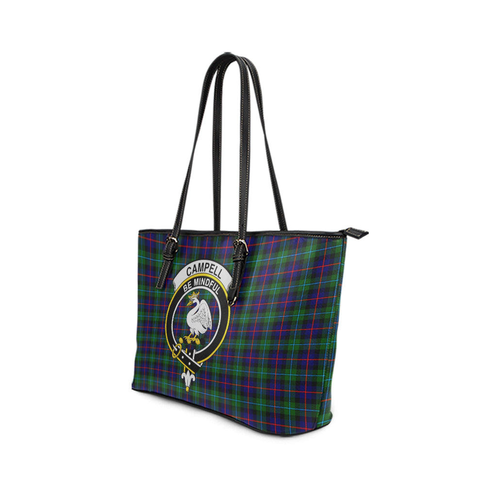 campbell-of-cawdor-modern-tartan-leather-tote-bag-with-family-crest