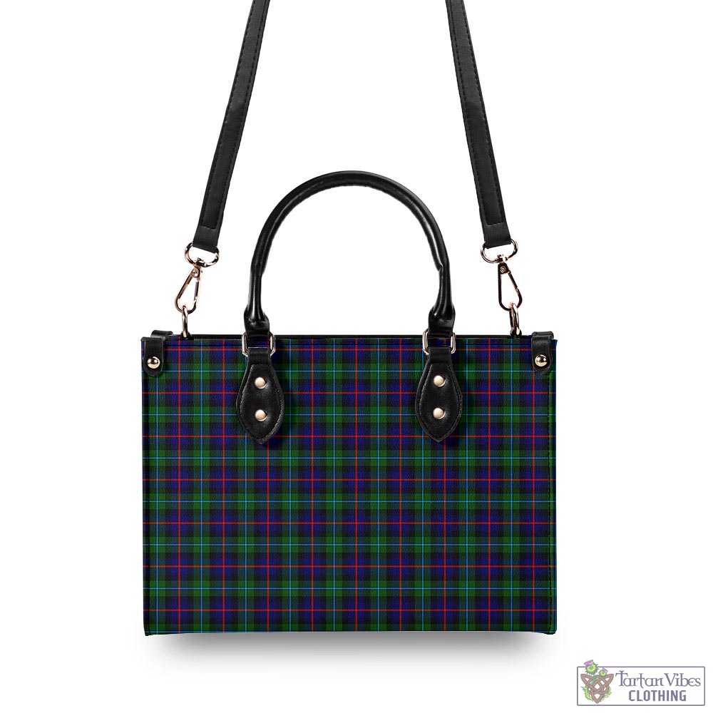 Tartan Vibes Clothing Campbell of Cawdor Modern Tartan Luxury Leather Handbags