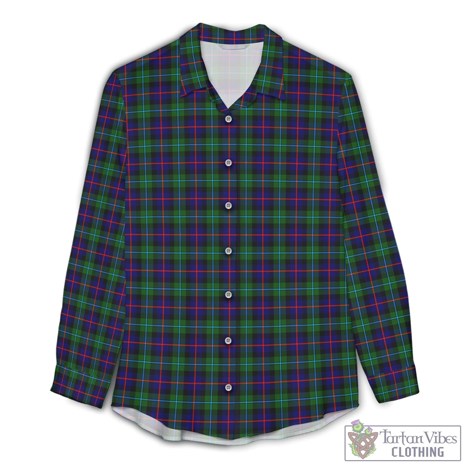 Campbell of Cawdor Modern Tartan Womens Casual Shirt