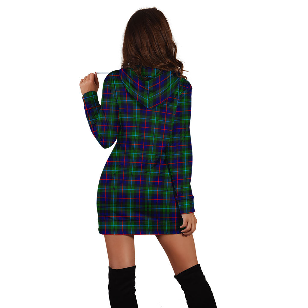 Campbell of Cawdor Modern Tartan Hoodie Dress - Tartanvibesclothing