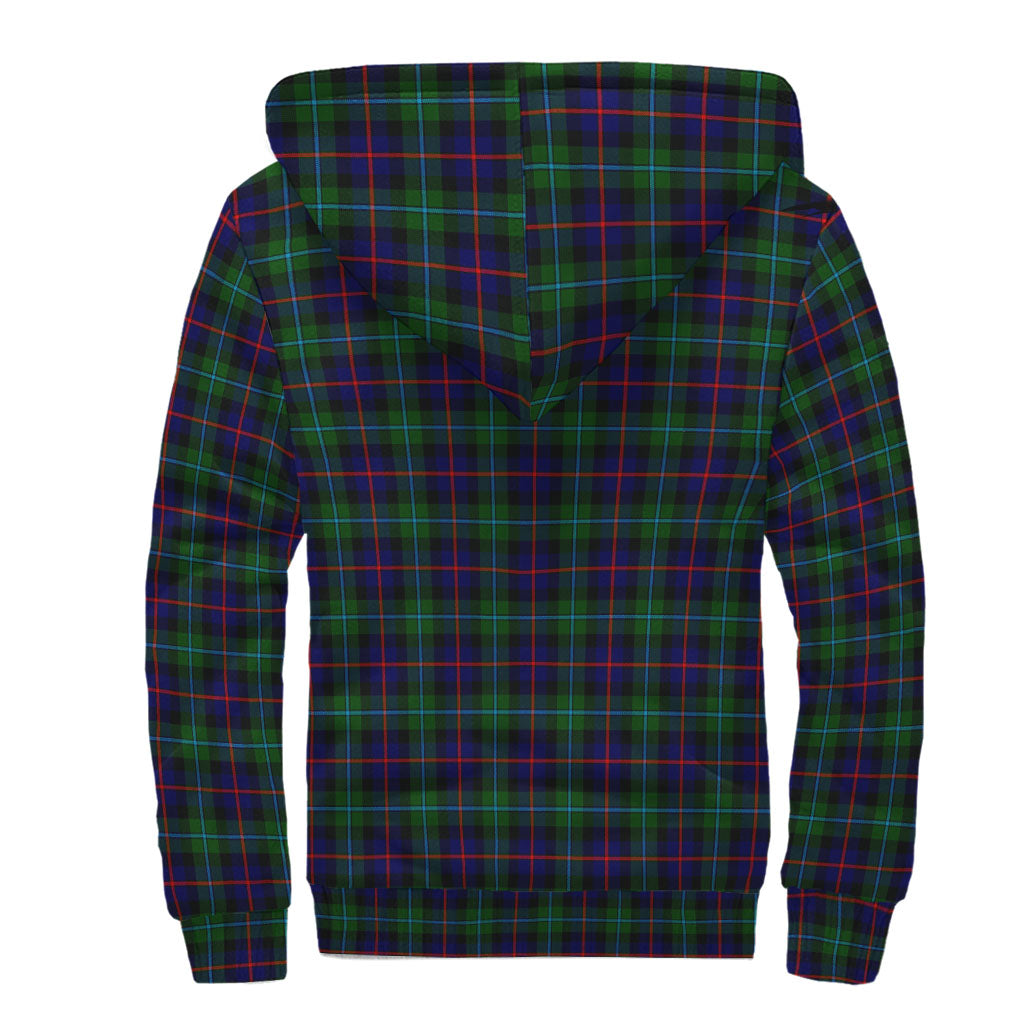 campbell-of-cawdor-modern-tartan-sherpa-hoodie-with-family-crest