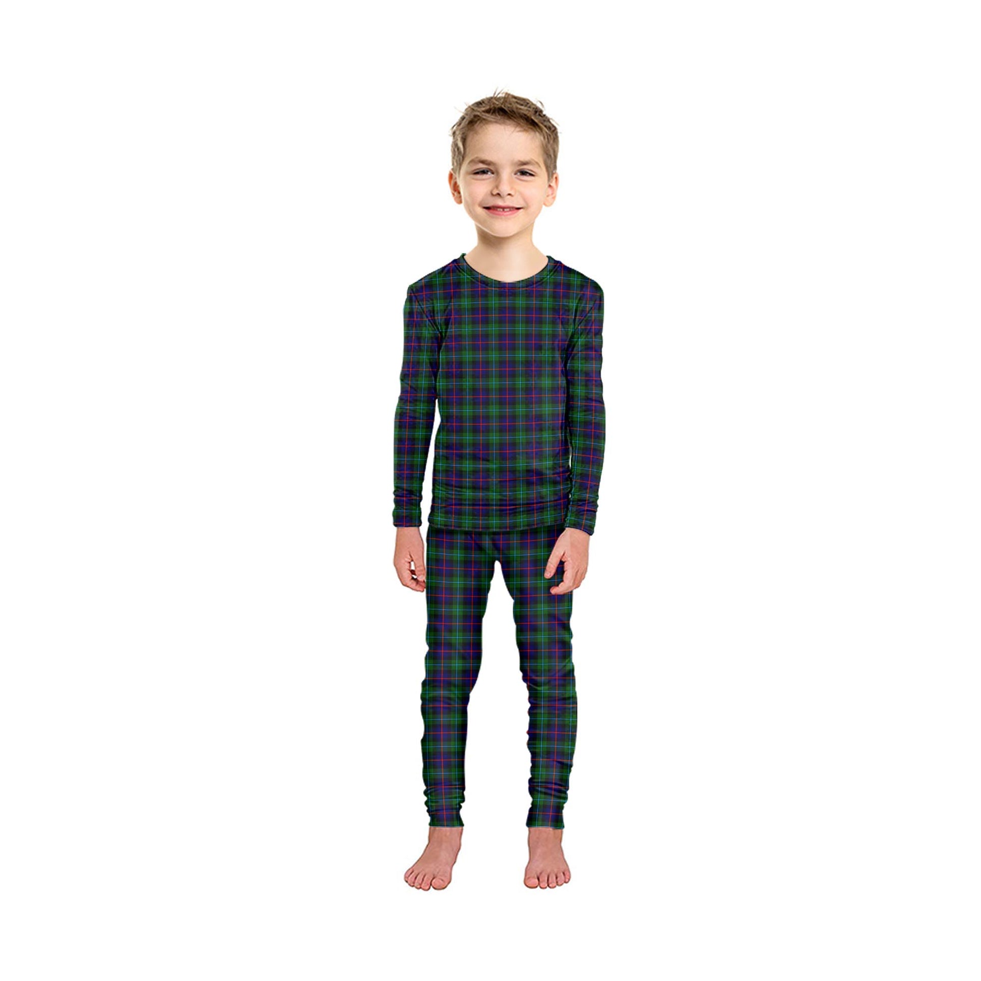 Campbell of Cawdor Modern Tartan Pajamas Family Set - Tartanvibesclothing