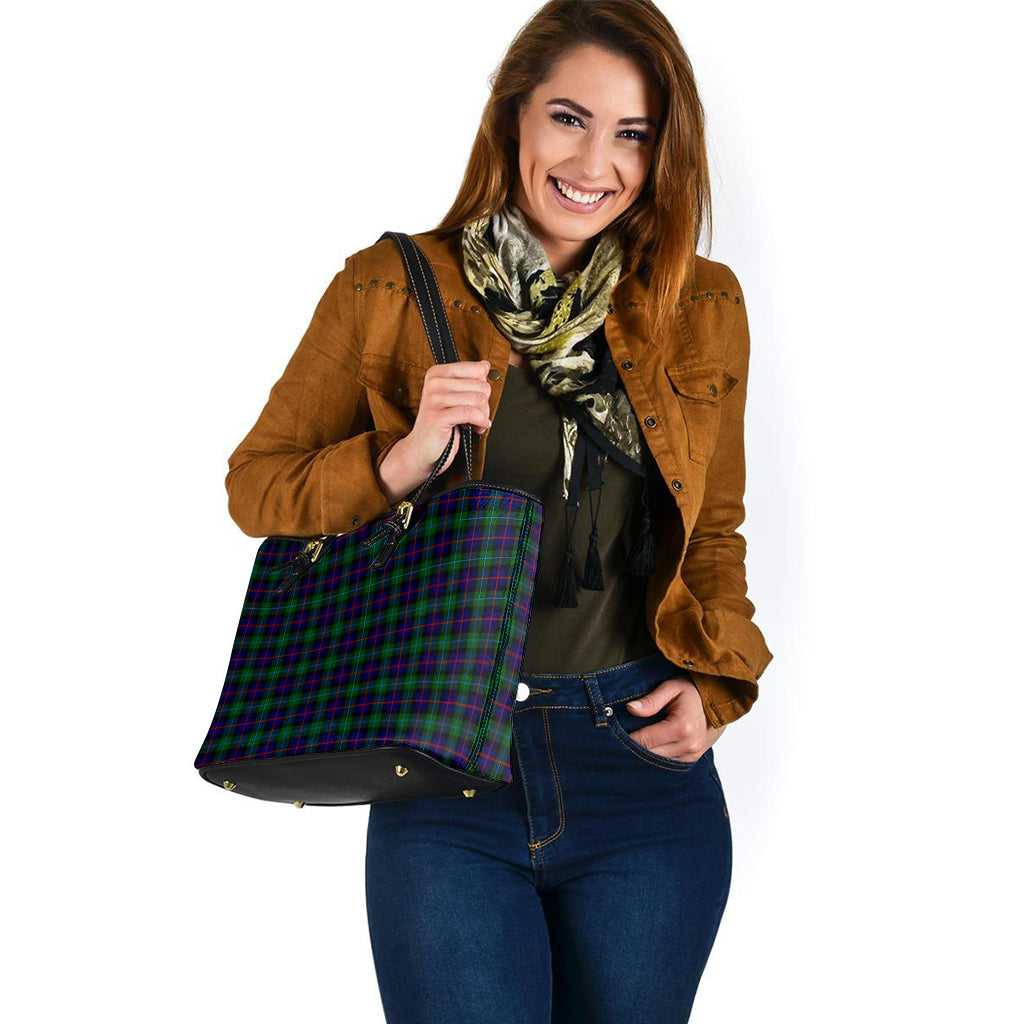 campbell-of-cawdor-modern-tartan-leather-tote-bag