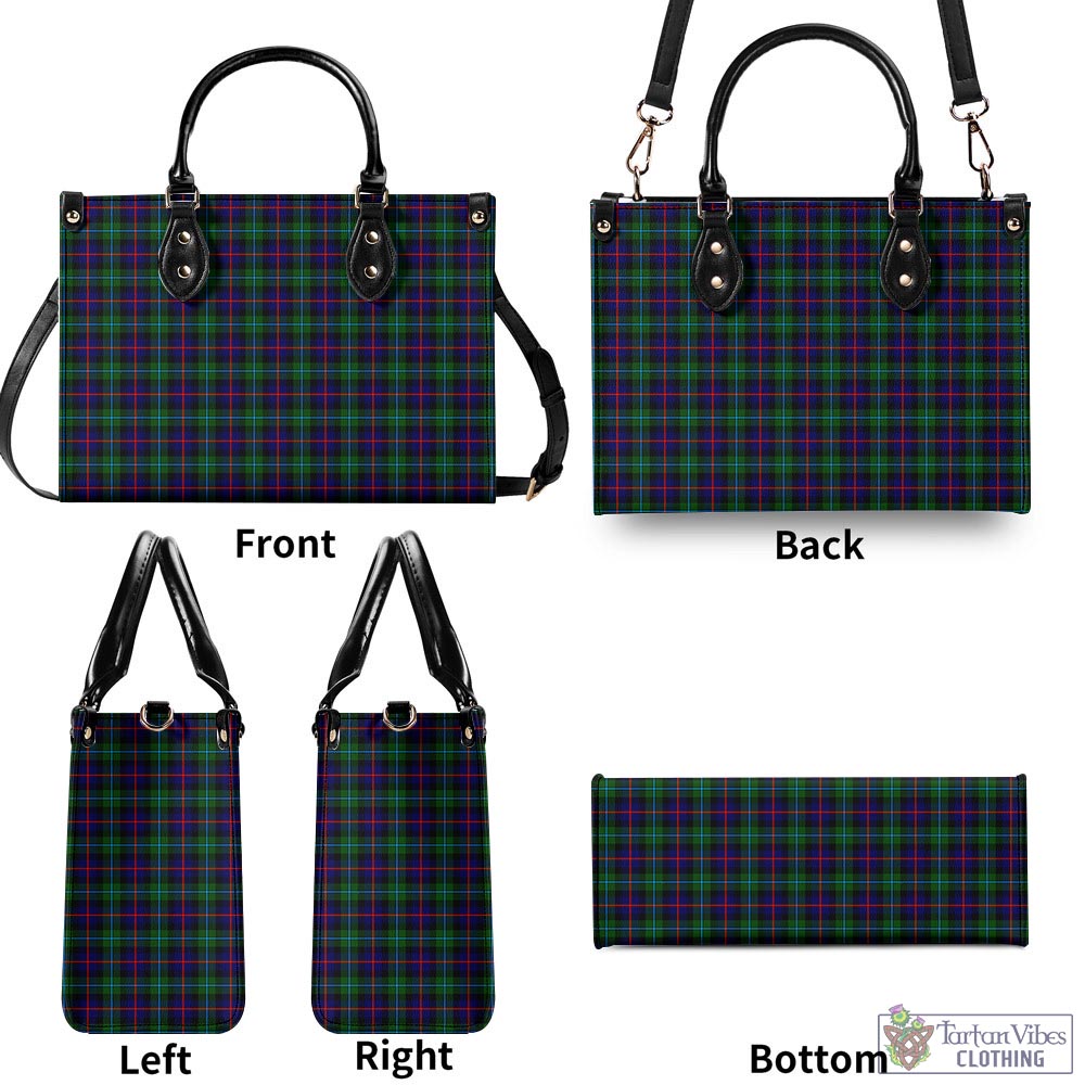 Tartan Vibes Clothing Campbell of Cawdor Modern Tartan Luxury Leather Handbags