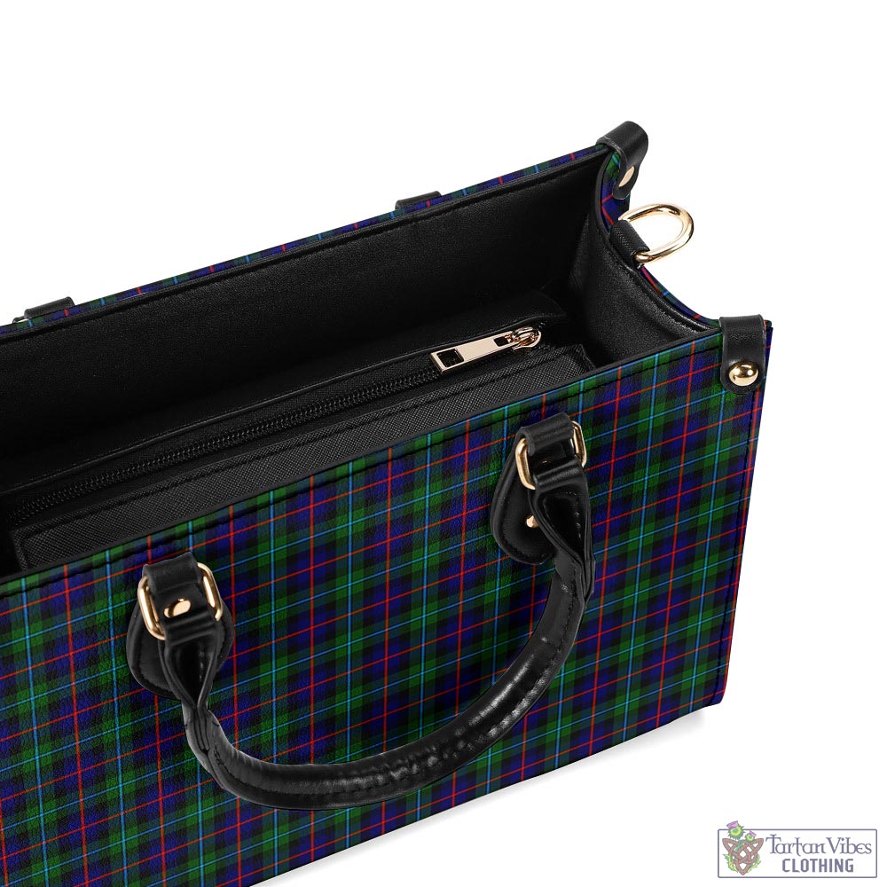 Tartan Vibes Clothing Campbell of Cawdor Modern Tartan Luxury Leather Handbags