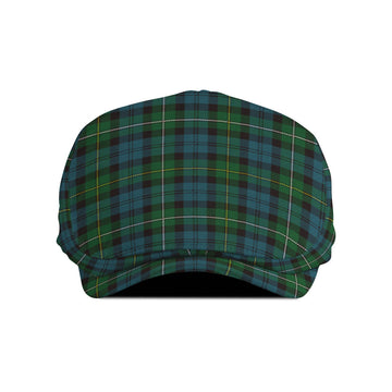 Campbell of Loudoun Tartan Jeff Cap, Tartan Flat Cap Jeff Hat - Tartan Vibes Clothing