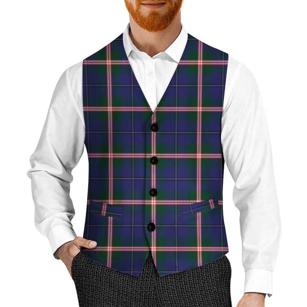 Tartan Vibes Clothing Canadian Centennial Canada Tartan Men's Sleeveless Suit Vest