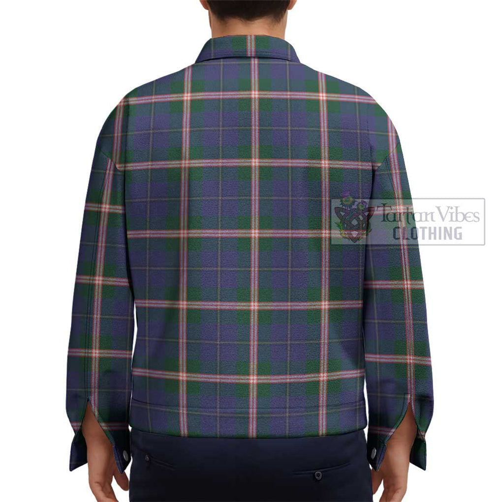 Canadian Centennial Canada Tartan Unisex Lapel Cotton Jacket - Tartan Vibes Clothing