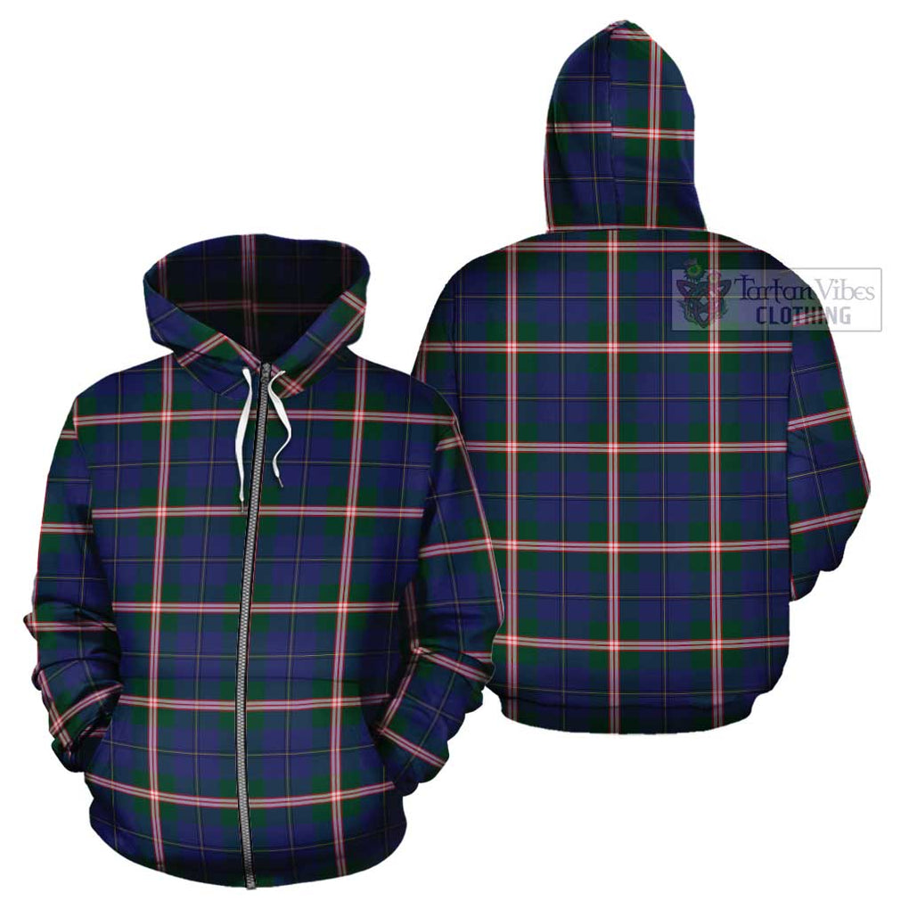 Canadian Centennial Canada Tartan Cotton Hoodie Zip Hoodie - Tartan Vibes Clothing