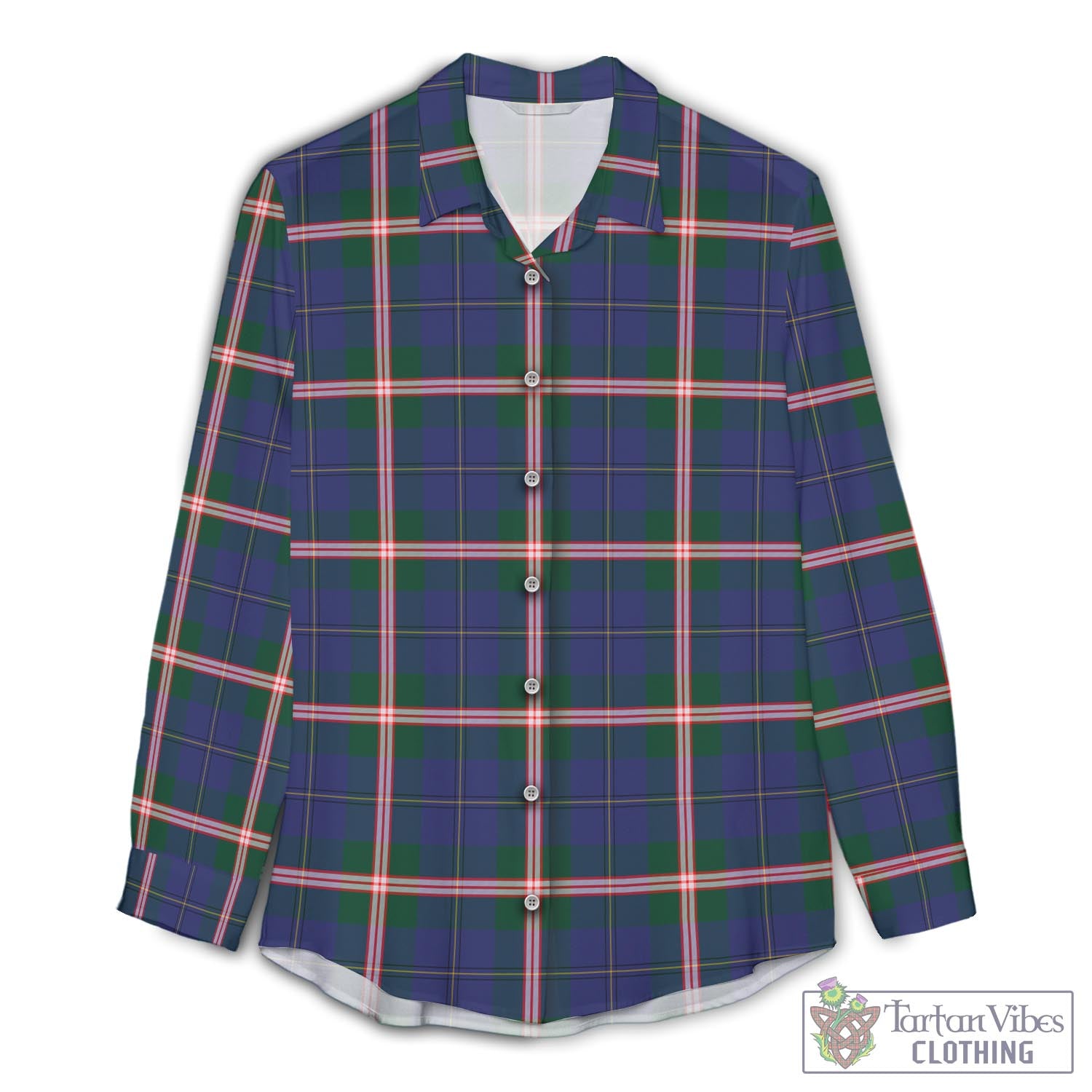 Canadian Centennial Canada Tartan Womens Casual Shirt