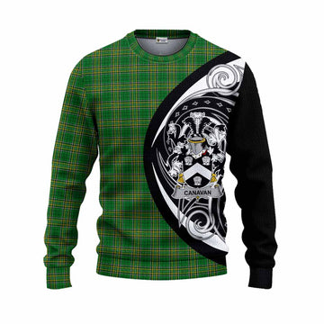Canavan Irish Clan Knitted Sweater Celtic Circle Style Unisex - Tartan Vibes Clothing