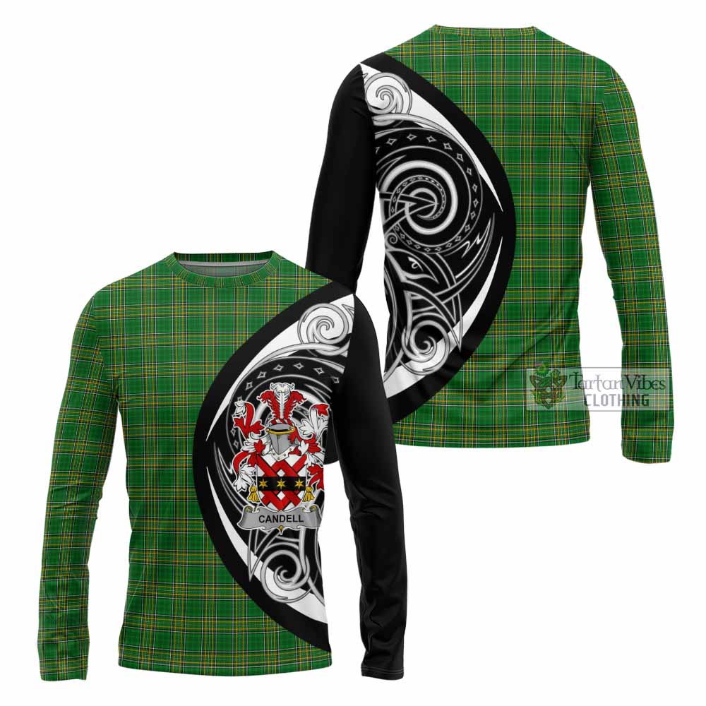 Candell Irish Clan Long Sleeve T-Shirt Celtic Circle Style - Tartan Vibes Clothing