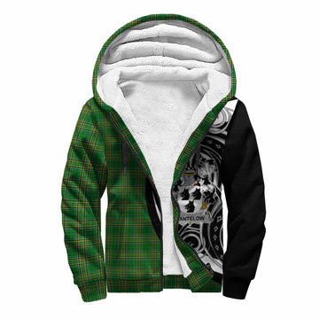 Cantelow Irish Clan Sherpa Hoodie Celtic Circle Style Unisex S - Tartan Vibes Clothing