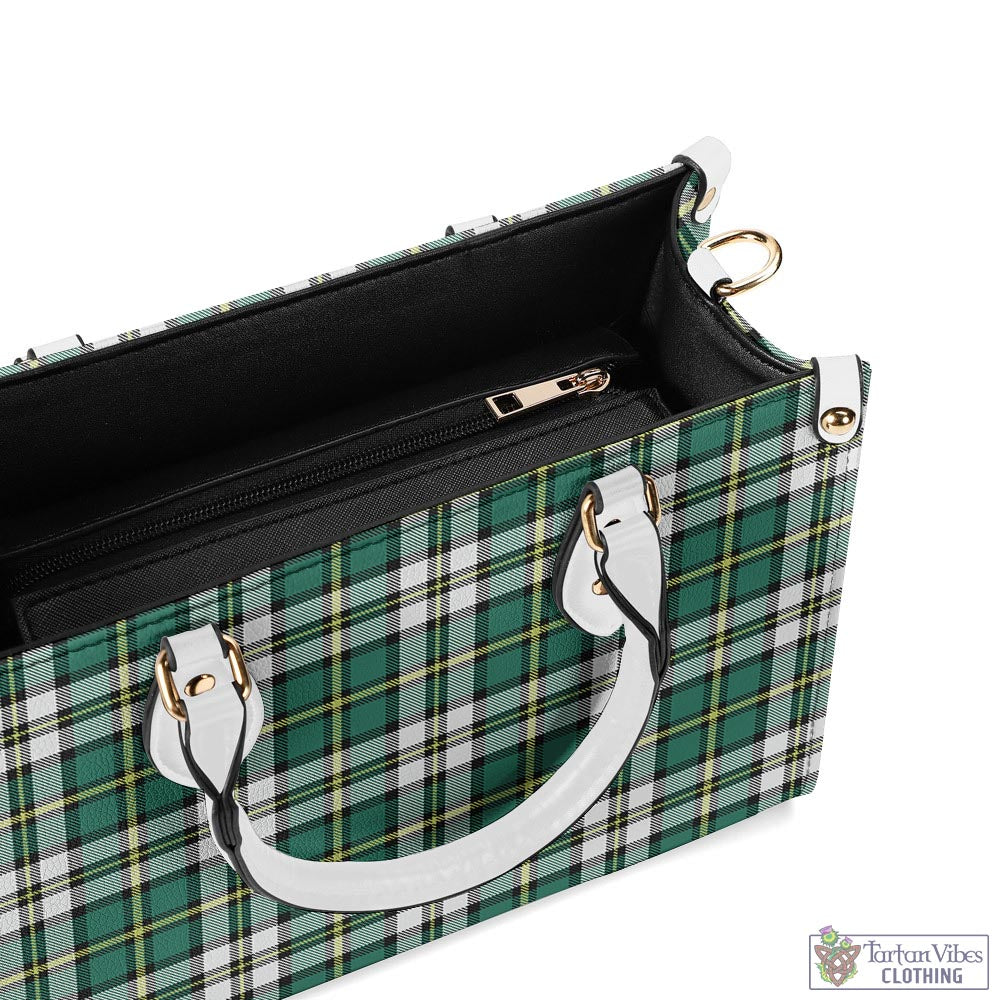 Tartan Vibes Clothing Cape Breton Island Canada Tartan Luxury Leather Handbags