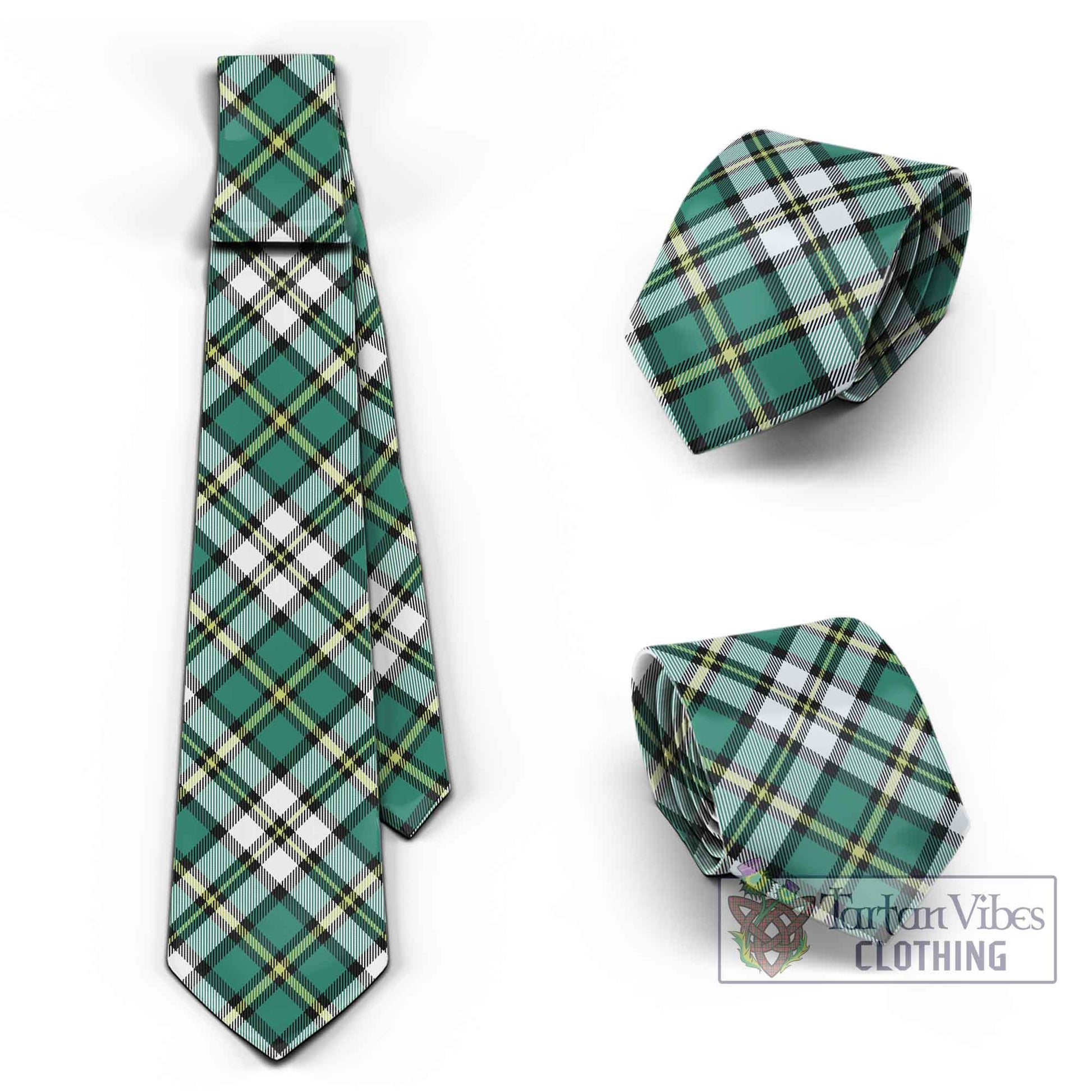 Tartan Vibes Clothing Cape Breton Island Canada Tartan Classic Necktie Cross Style