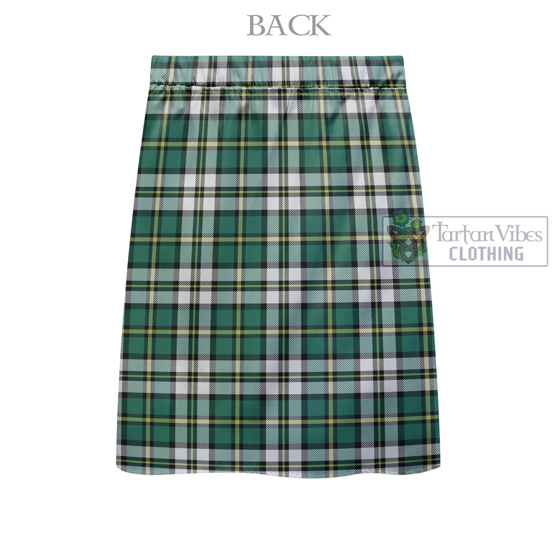 Tartan Vibes Clothing Cape Breton Island Canada Tartan Men's Pleated Skirt - Fashion Casual Retro Scottish Style
