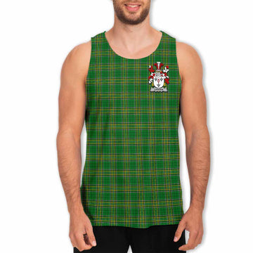 Carden Irish Clan Tartan Men's Tank Top with Coat of Arms Men - Tartan Vibes Clothing