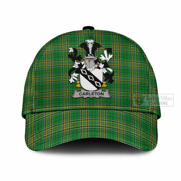 Carleton Irish Clan Tartan Classic Cap with Coat of Arms