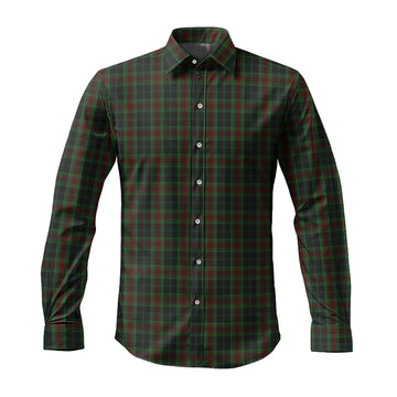 Carlow County Ireland Tartan Long Sleeve Button Up Shirt Men's Shirt - Tartan Vibes Clothing