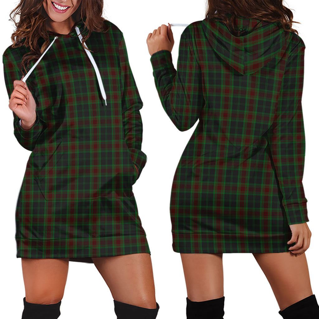 Carlow County Ireland Tartan Hoodie Dress - Tartanvibesclothing