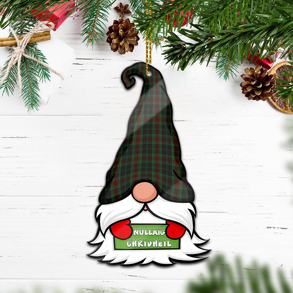 Carlow County Ireland Gnome Christmas Ornament with His Tartan Christmas Hat - Tartan Vibes Clothing