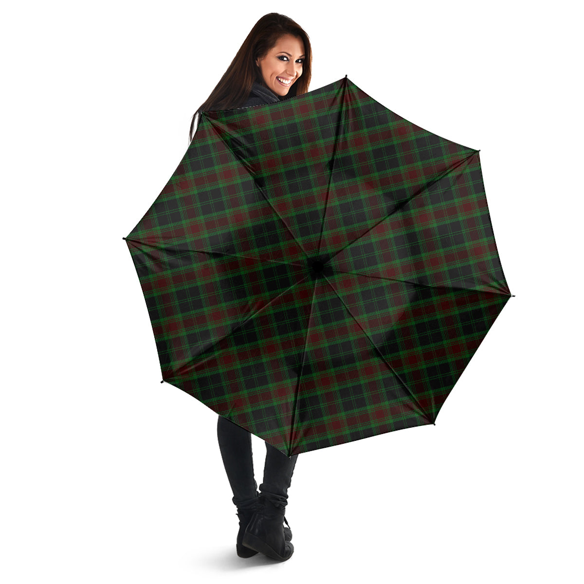 Carlow County Ireland Tartan Umbrella - Tartanvibesclothing