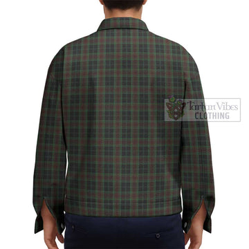 Carlow County Ireland Tartan Unisex Lapel Cotton Jacket