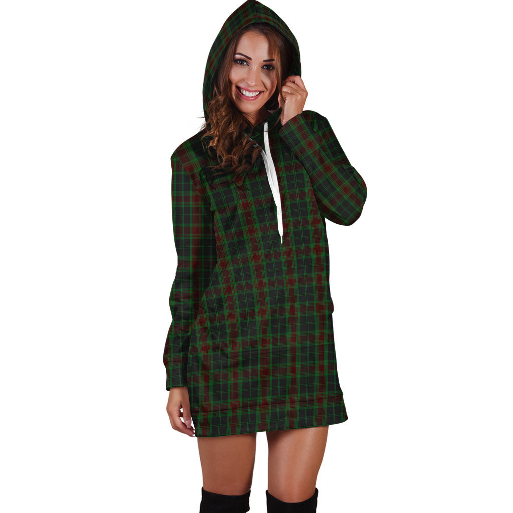 Carlow County Ireland Tartan Hoodie Dress - Tartanvibesclothing