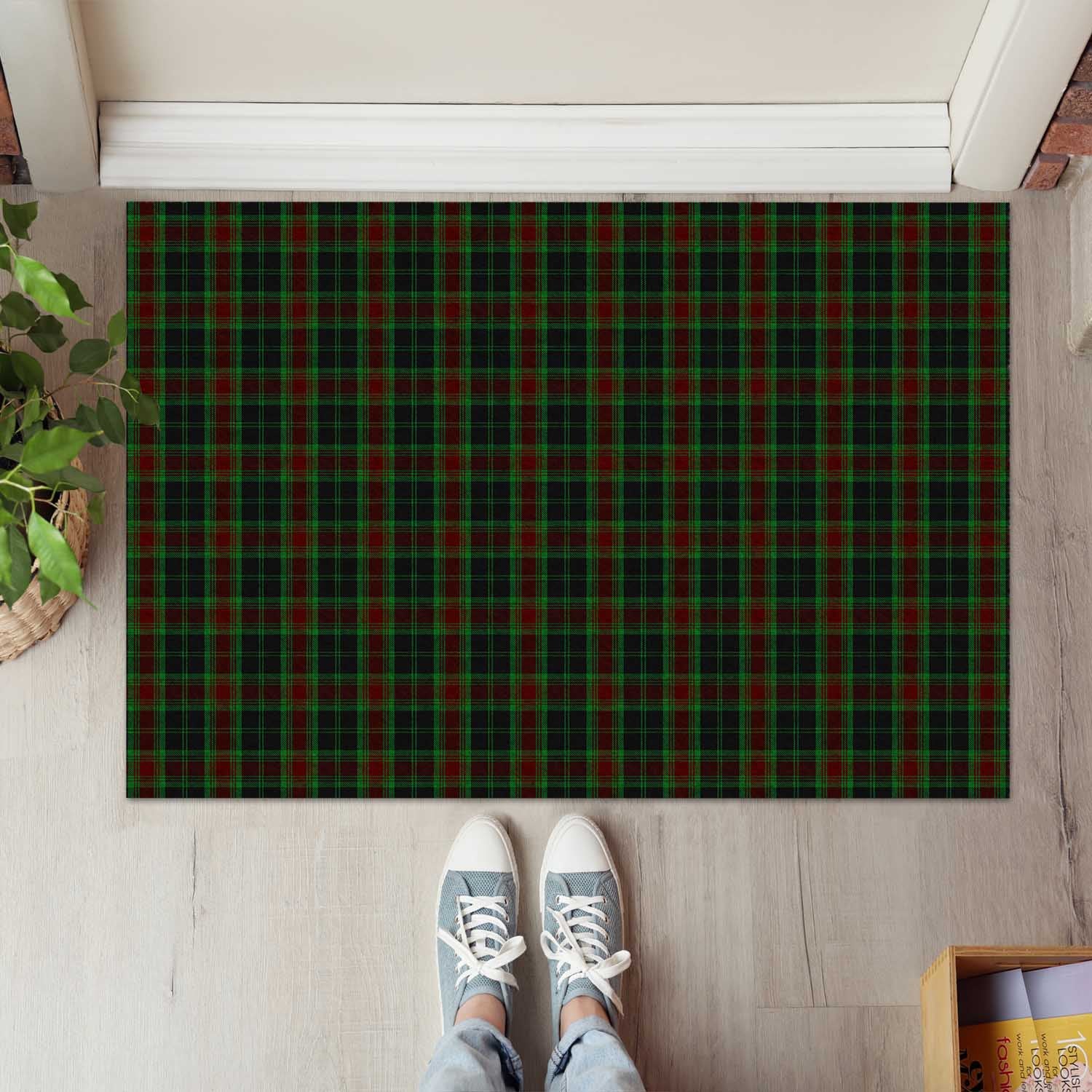 Carlow County Ireland Tartan Door Mat - Tartanvibesclothing