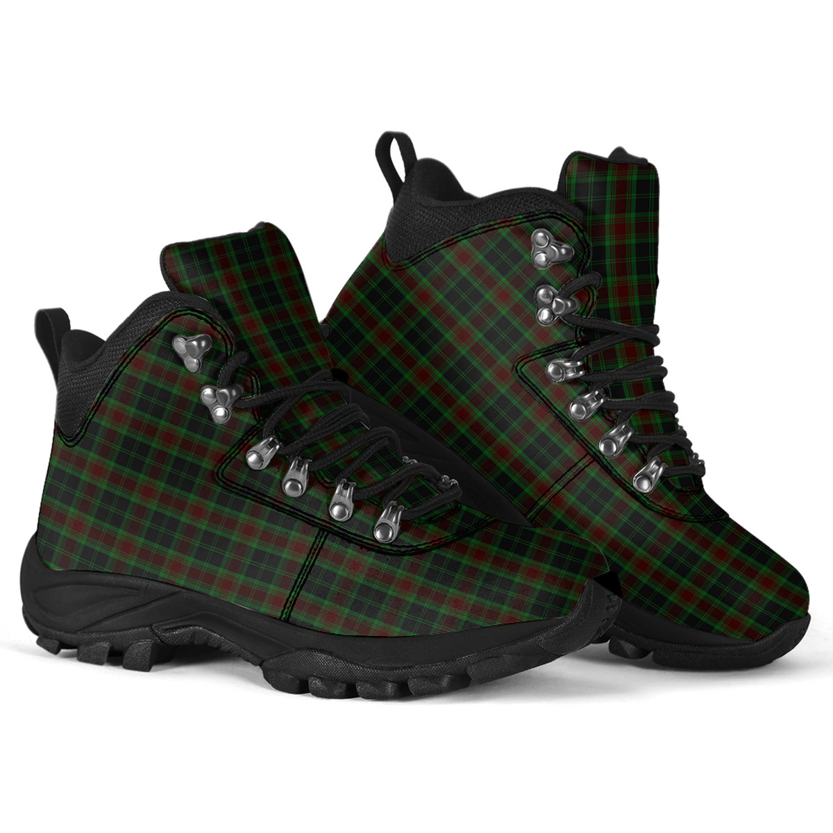 Carlow County Ireland Tartan Alpine Boots - Tartanvibesclothing