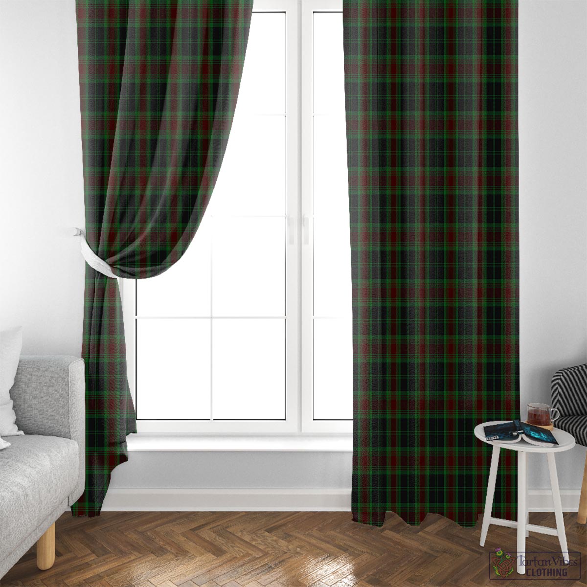 Carlow County Ireland Tartan Window Curtain