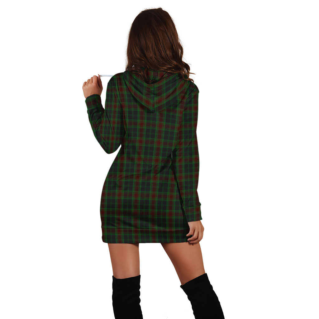 Carlow County Ireland Tartan Hoodie Dress - Tartanvibesclothing