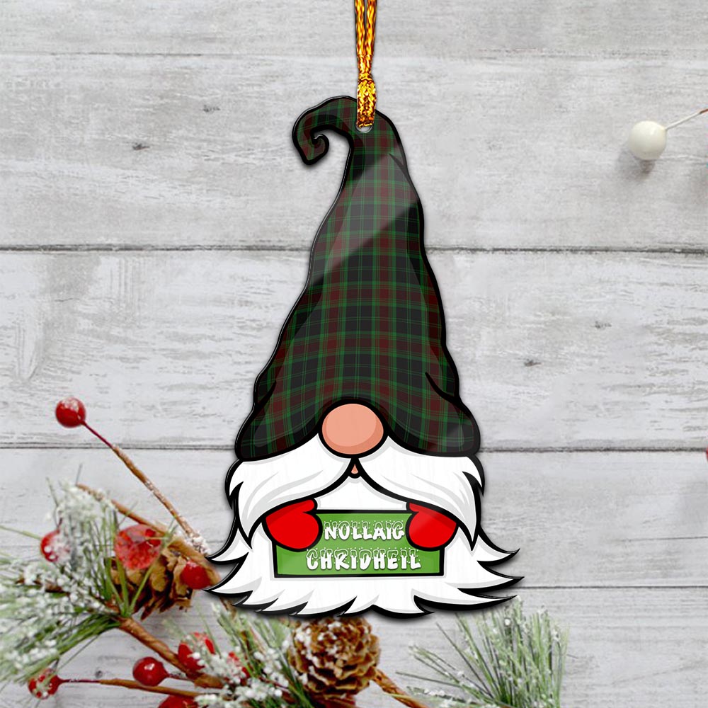 Carlow County Ireland Gnome Christmas Ornament with His Tartan Christmas Hat - Tartanvibesclothing