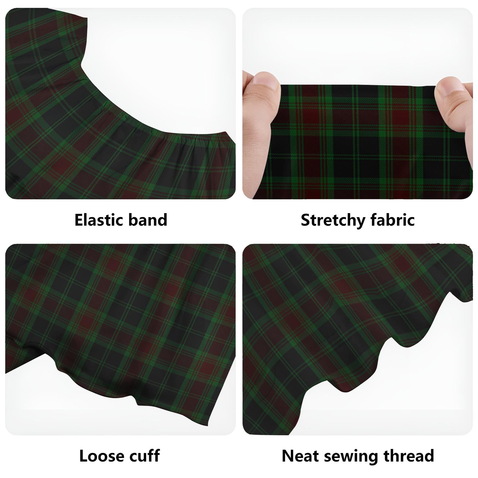 Carlow County Ireland Tartan Off Shoulder Long Dress - Tartanvibesclothing