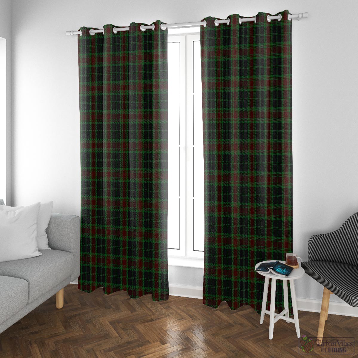 Carlow County Ireland Tartan Window Curtain