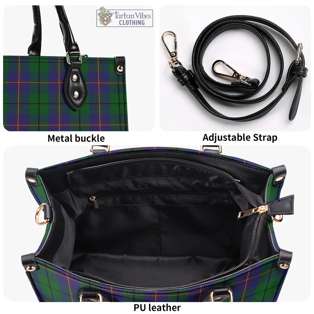 Carmichael Tartan Luxury Leather Handbags - Tartan Vibes Clothing