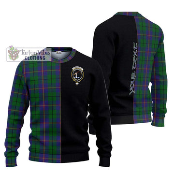 Carmichael Tartan Ugly Sweater with Family Crest and Half Of Me Style