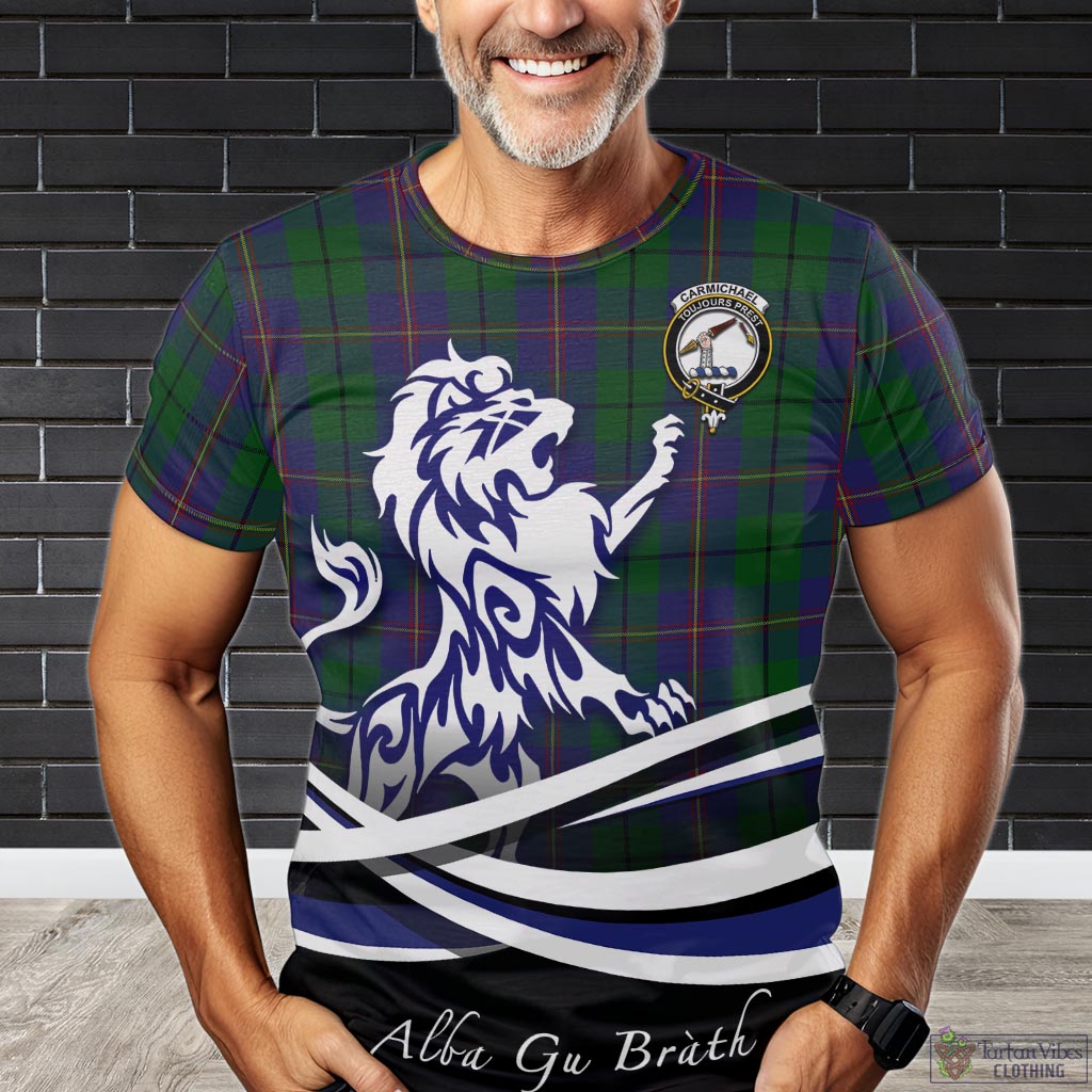 carmichael-tartan-t-shirt-with-alba-gu-brath-regal-lion-emblem