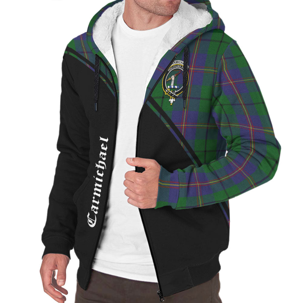 carmichael-tartan-sherpa-hoodie-with-family-crest-curve-style