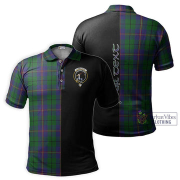 Carmichael Tartan Polo Shirt with Family Crest and Half Of Me Style