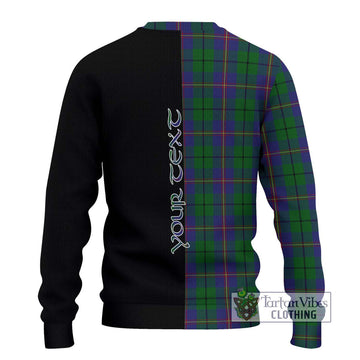 Carmichael Tartan Ugly Sweater with Family Crest and Half Of Me Style