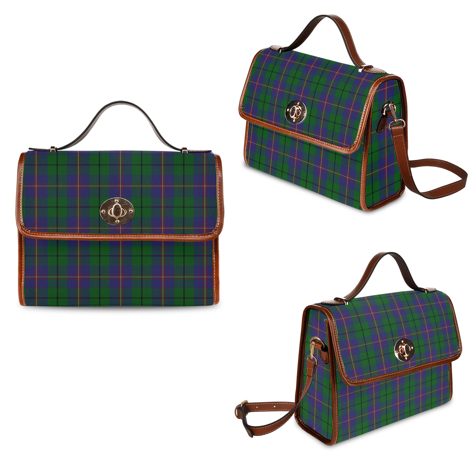 carmichael-tartan-leather-strap-waterproof-canvas-bag