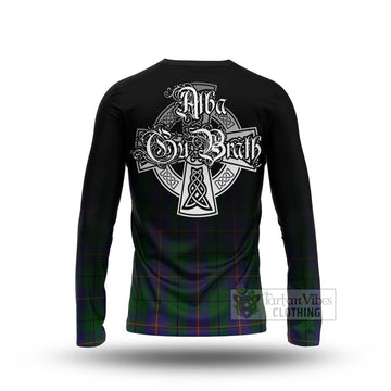 Carmichael Tartan Long Sleeve T-Shirt Featuring Alba Gu Brath Family Crest Celtic Inspired - Tartan Vibes Clothing