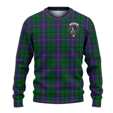 Carmichael Tartan Ugly Sweater with Family Crest