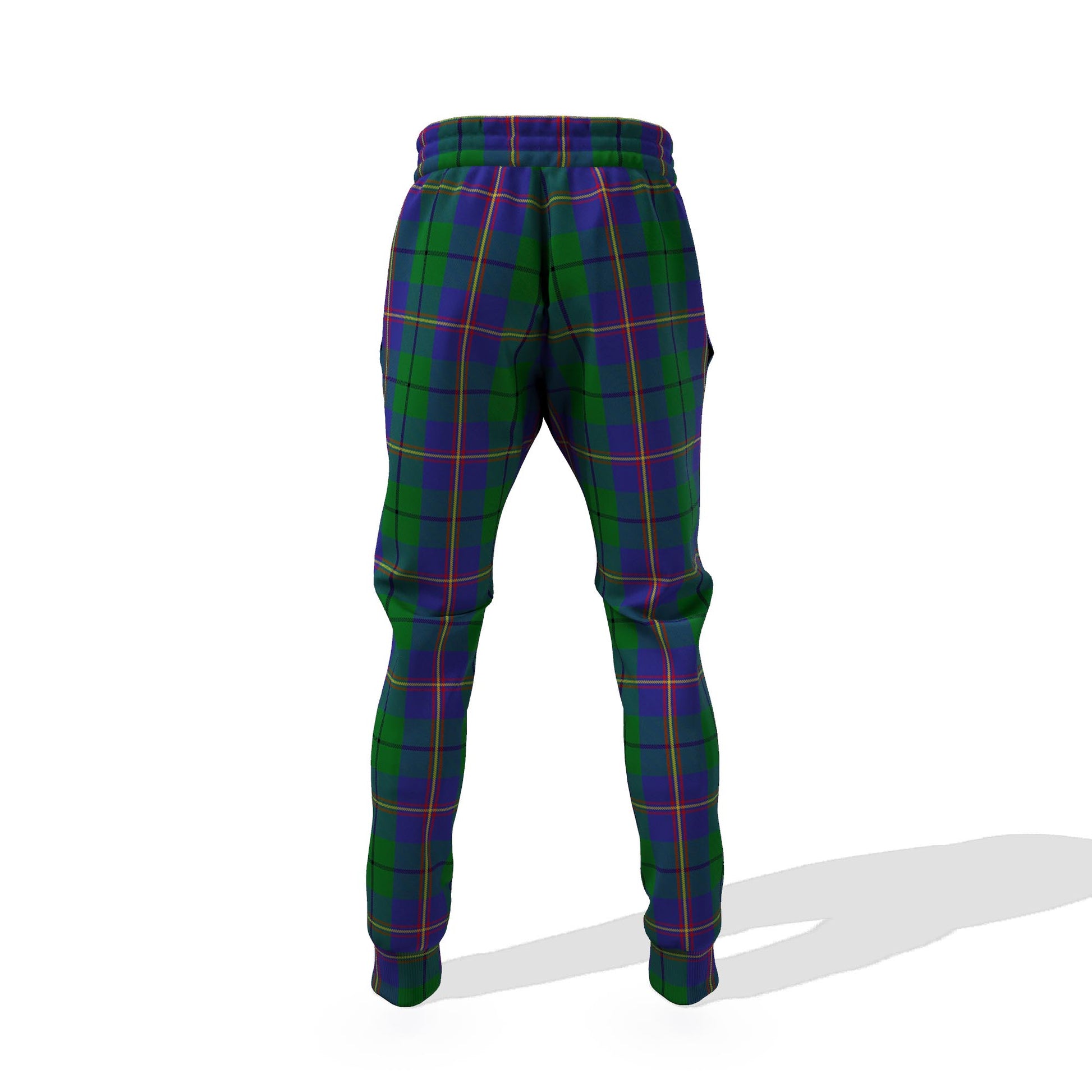 Carmichael Tartan Joggers Pants with Family Crest 6XL - Tartan Vibes Clothing