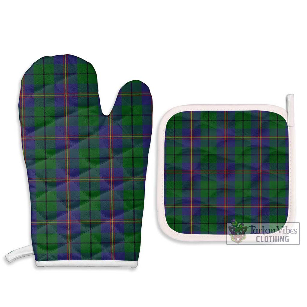 Carmichael Tartan Combo Oven Mitt & Pot-Holder Combo 1 Oven Mitt & 2 Pot-Holder White - Tartan Vibes Clothing