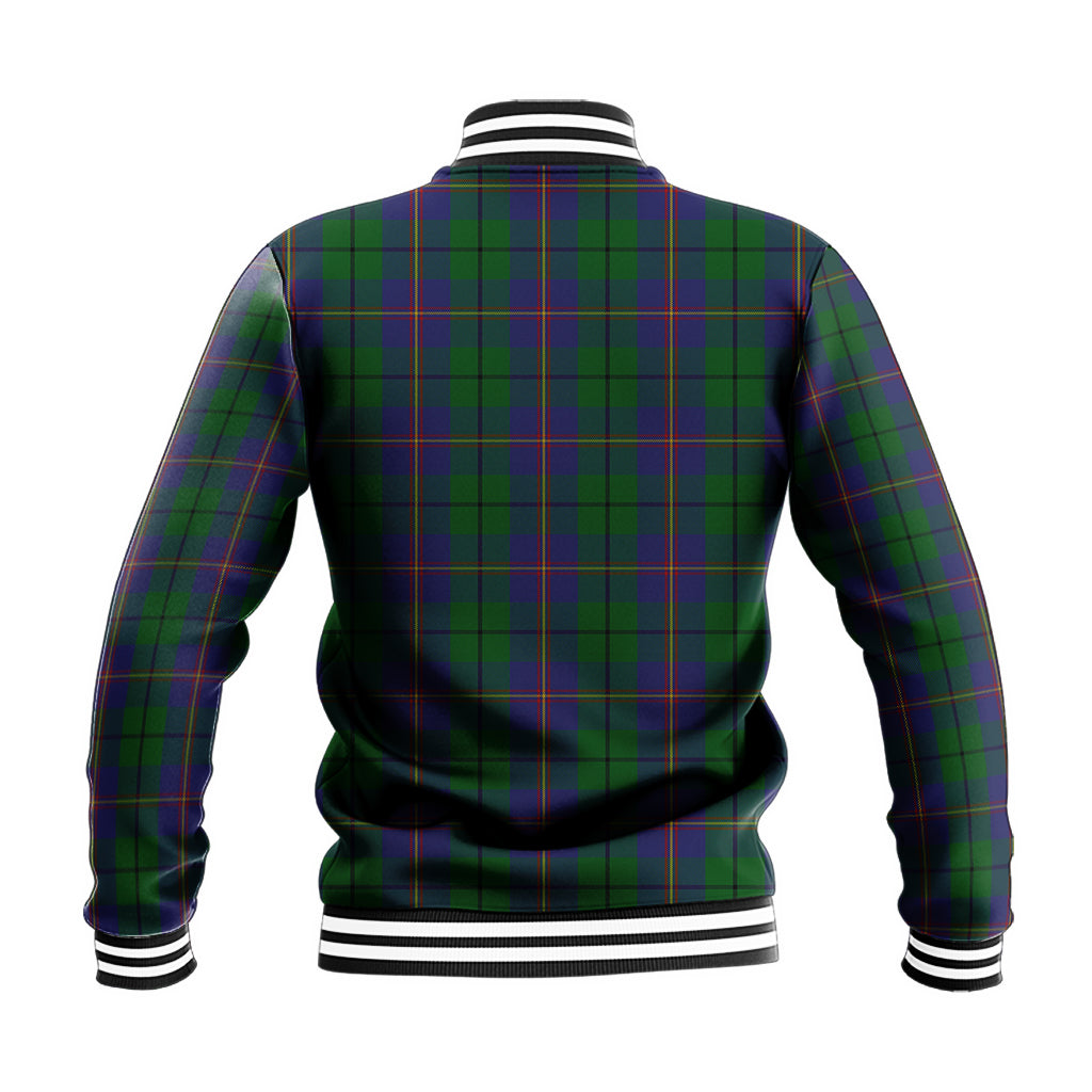 Carmichael Tartan Baseball Jacket with Family Crest - Tartan Vibes Clothing